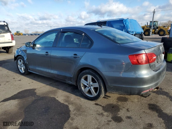 2012 Volkswagen Jetta Sedan TDI w/Premium with VIN 3VWLL7AJ9CM030195, listed as a Copart auction lot 46986545 with 162,889 mi miles and Salvage Title. Bid and sale history available at carsss.com. Image 2.