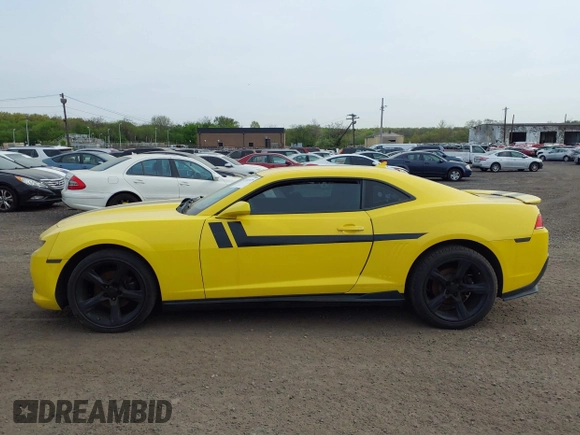 2014 Chevrolet Camaro LT with VIN 2G1FB1E35E9253494, listed as a IAAI auction lot 42102475 with 85,833 mi miles. Bid and sale history available at carsss.com. Image 14.