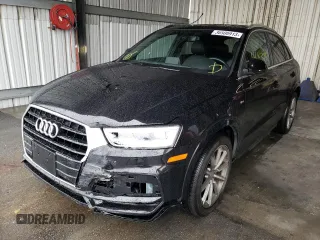 2018 Audi Q3 Premium Plus with VIN WA1HCCFS9JR030092, listed as a Copart auction lot 36508913 with 46,838 mi miles. Bid and sale history available at carsss.com. Image 1.