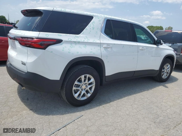 2024 Chevrolet Traverse Limited LS with VIN 1GNETTKW6RJ139662, listed as a Copart auction lot 61756144 with 3,997 mi miles and Salvage Title. Bid and sale history available at carsss.com. Image 3.