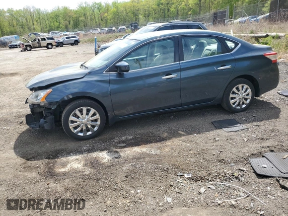 2014 Nissan Sentra S with VIN 3N1AB7AP9EY331520, listed as a Copart auction lot 53931085 with 106,587 mi miles and Salvage Title. Bid and sale history available at DreamBid. Image 1.