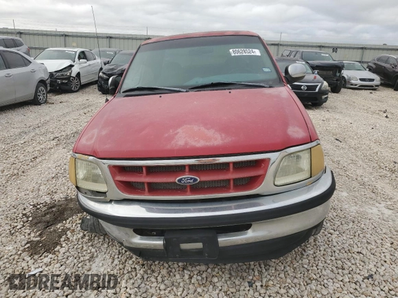 1998 Ford F-150 with VIN 1FTZX1761WKA53404, listed as a Copart auction lot 80628524 with 253,399 mi miles and Salvage title. Bid and sale history available at DreamBid. Image 5.