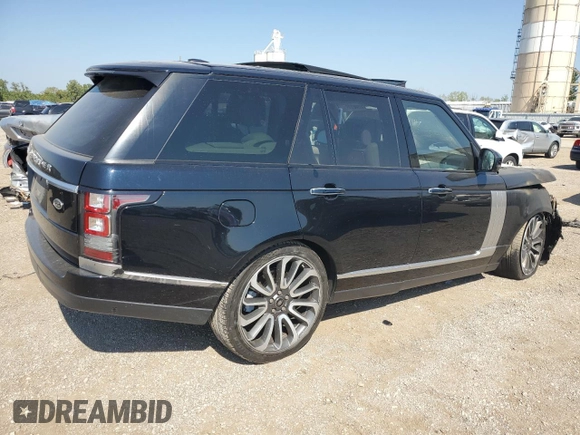 2015 Land Rover Range Rover Autobiography with VIN SALGV2TF8FA216928, listed as a Copart auction lot 69661193 with Not provided miles and . Bid and sale history available at DreamBid. Image 3.
