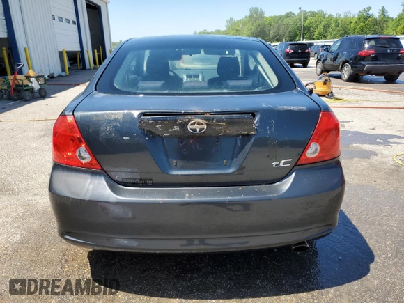2006 Scion tC with VIN JTKDE167560086940, listed as a Copart auction lot 53303155 with 264,986 mi miles and Salvage Title. Bid and sale history available at carsss.com. Image 6.