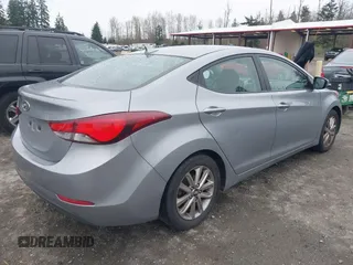 2015 Hyundai Elantra SE with VIN 5NPDH4AE2FH604575, listed as a IAAI auction lot 41915640 with 128,408 mi miles and . Bid and sale history available at DreamBid. Image 4.