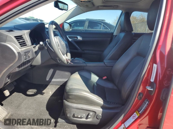 2011 Lexus CT 200h with VIN JTHKD5BH5B2025981, listed as a Copart auction lot 46888965 with 138,482 mi miles and Salvage title. Bid and sale history available at DreamBid. Image 7.