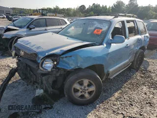 2003 Hyundai Santa Fe GLS with VIN KM8SC73D13U561890, listed as a Copart auction lot 69398864 with 0 mi miles and Salvage Title. Bid and sale history available at carsss.com. Image 1.