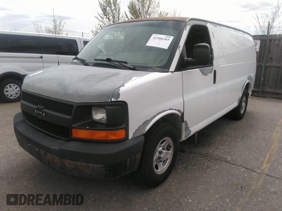 2007 Chevrolet Express Cargo с VIN 1GCFG15X171179848, выставлен на аукционе IAAI как лот 41988385 с пробегом 117 471 миль миль и . История ставок и продаж доступна на DreamBid. Изображение 2.