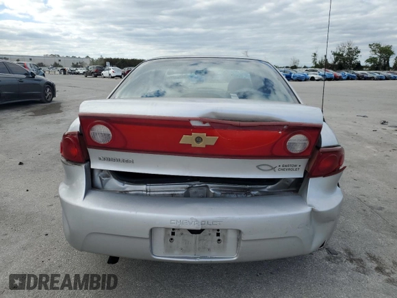 2004 Chevrolet Cavalier with VIN 1G1JC12F247290752, listed as a Copart auction lot 81249374 with 87,391 mi miles and Non Repairable. Bid and sale history available at carsss.com. Image 6.