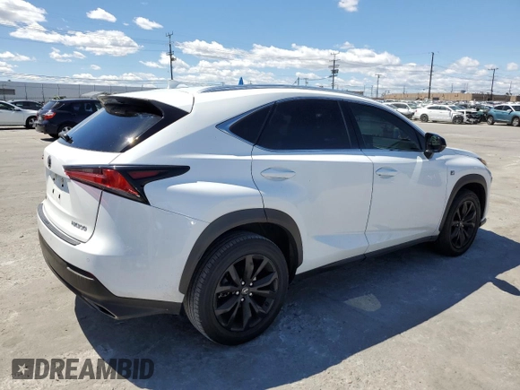 2021 Lexus NX 300 F Sport z VIN JTJSARBZ9M5021344, wystawiony jako Copart lot #50931195 z przebiegiem 86 767 mil mil oraz Szkoda całkowita • Salvage title. Historia ofert i sprzedaży dostępna na DreamBid. Obrazek 3.