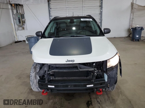 2019 Jeep Compass Trailhawk with VIN 3C4NJDDB2KT739530, listed as a Copart auction lot 55241795 with 80,541 mi miles and Salvage title. Bid and sale history available at DreamBid. Image 5.
