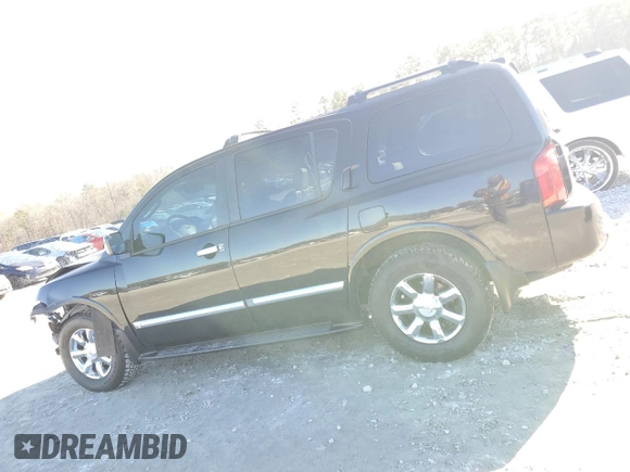 2004 Infiniti QX56 with VIN 5N3AA08A74N808274, listed as a Copart auction lot 42179185 with 0 mi miles and Salvage Title. Bid and sale history available at carsss.com. Image 2.