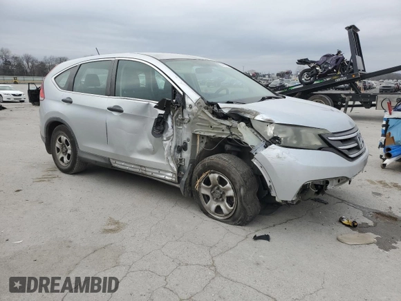 2013 Honda CR-V LX with VIN 2HKRM3H3XDH518735, listed as a Copart auction lot 44127675 with 194,593 mi miles and Clean Title. Bid and sale history available at carsss.com. Image 4.