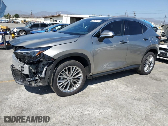 2025 Lexus NX 350h Premium with VIN 2T2GKCEZ3SC040255, listed as a Copart auction lot 61875955 with 2,888 mi miles and Salvage title. Bid and sale history available at DreamBid. Image 1.