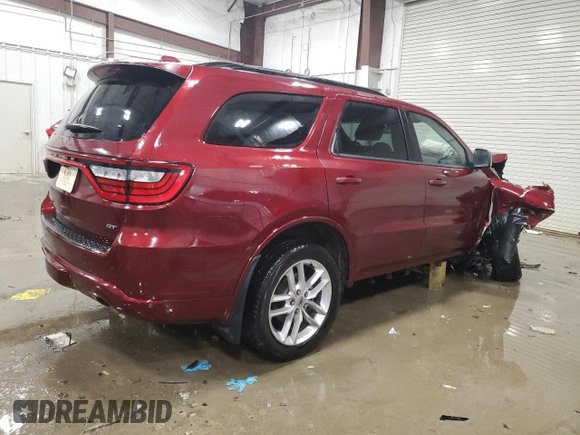 2022 Dodge Durango GT Plus with VIN 1C4RDJDG0NC218390, listed as a Copart auction lot 45214605 with 18,097 mi miles and Non Repairable. Bid and sale history available at DreamBid. Image 3.