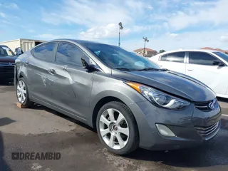 2012 Hyundai Elantra Limited z VIN 5NPDH4AE5CH122064, wystawiony jako IAAI lot #41747692 z przebiegiem 167 479 mil mil oraz . Historia ofert i sprzedaży dostępna na DreamBid. Obrazek 1.