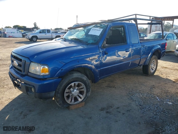 2007 Ford Ranger STX with VIN 1FTYR44U17PA49593, listed as a IAAI auction lot 41493645 with 170,657 mi miles. Bid and sale history available at carsss.com. Image 2.