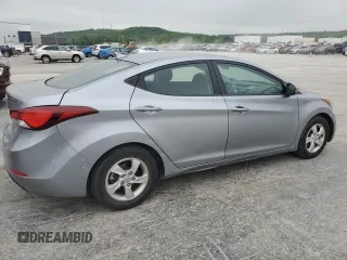 2015 Hyundai Elantra SE with VIN 5NPDH4AE6FH550732, listed as a Copart auction lot 54188165 with 181,705 mi miles and Clean Title. Bid and sale history available at carsss.com. Image 3.
