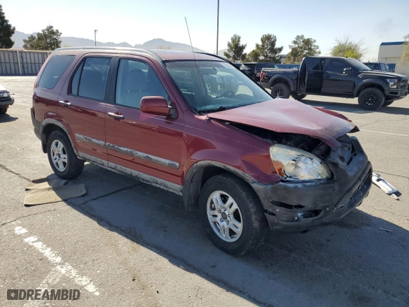 2002 Honda CR-V EX with VIN JHLRD788X2C029332, listed as a Copart auction lot 52590405 with 226,783 mi miles and Salvage Title. Bid and sale history available at carsss.com. Image 4.