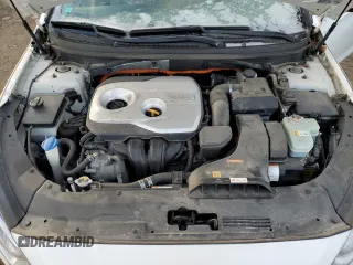 2018 Hyundai Sonata Hybrid SE with VIN KMHE24L3XJA080086, listed as a Copart auction lot 87439294 with 80,343 mi miles and Salvage Title. Bid and sale history available at carsss.com. Image 11.