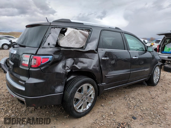 2016 GMC Acadia Denali with VIN 1GKKVTKD7GJ194188, listed as a Copart auction lot 47988815 with 126,642 mi miles and Salvage Title. Bid and sale history available at carsss.com. Image 3.