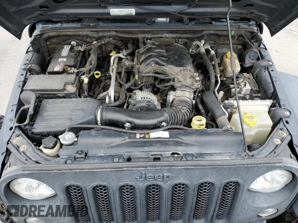 2016 Jeep Wrangler Black Bear with VIN 1C4AJWAGXGL209318, listed as a Copart auction lot 59539755 with 108,306 mi miles and Salvage title. Bid and sale history available at DreamBid. Image 12.