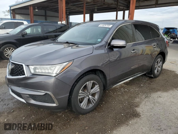 2019 Acura MDX with VIN 5J8YD3H38KL008776, listed as a Copart auction lot 41826765 with 95,506 mi miles and Non Repairable. Bid and sale history available at carsss.com. Image 1.