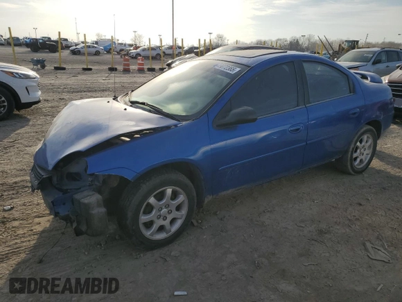 2005 Dodge Neon SXT with VIN 1B3ES56C05D117304, listed as a Copart auction lot 49072365 with 155,535 mi miles and Salvage Title. Bid and sale history available at DreamBid. Image 1.