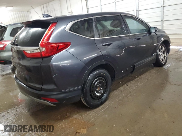 2017 Honda CR-V EX-L with VIN 7FARW1H81HE027022, listed as a Copart auction lot 53972015 with 195,951 mi miles and Salvage Title. Bid and sale history available at carsss.com. Image 3.
