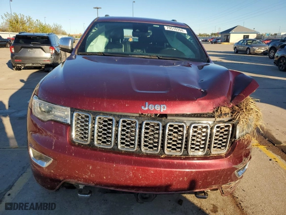 2017 Jeep Grand Cherokee Overland with VIN 1C4RJECG2HC868313, listed as a Copart auction lot 79510394 with 111,624 mi miles and Salvage Title. Bid and sale history available at carsss.com. Image 5.