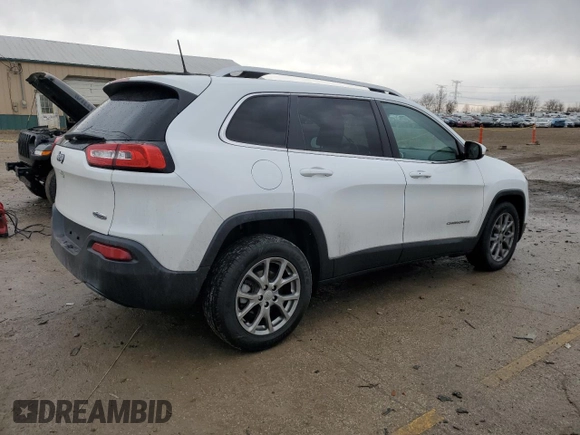2018 Jeep Cherokee Latitude Plus with VIN 1C4PJLLB2JD622877, listed as a Copart auction lot 46773725 with 83,857 mi miles and Salvage Title. Bid and sale history available at carsss.com. Image 3.