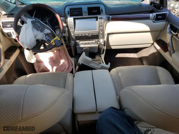 2013 Lexus GX 460 with VIN JTJBM7FX3D5063660, listed as a Copart auction lot 48694815 with 123,770 mi miles and Salvage Title. Bid and sale history available at carsss.com. Image 8.