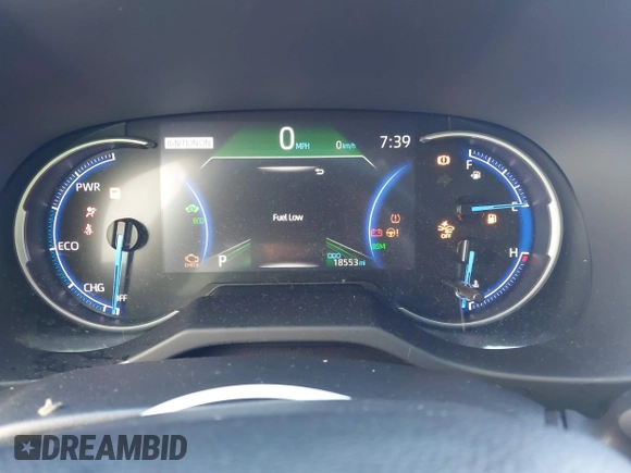 2023 Toyota RAV4 Hybrid XLE Premium with VIN JTMB6RFV3PD116696, listed as a IAAI auction lot 42044933 with 18,553 mi miles. Bid and sale history available at carsss.com. Image 7.