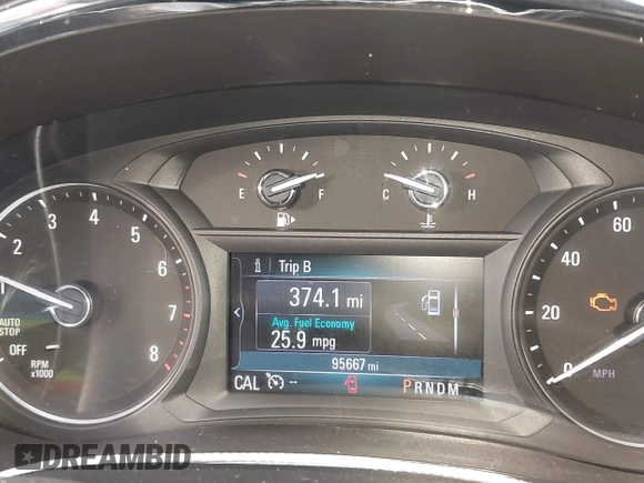 2019 Buick Encore Essence with VIN KL4CJCSM0KB774925, listed as a IAAI auction lot 41167710 with 95,667 mi miles. Bid and sale history available at carsss.com. Image 7.