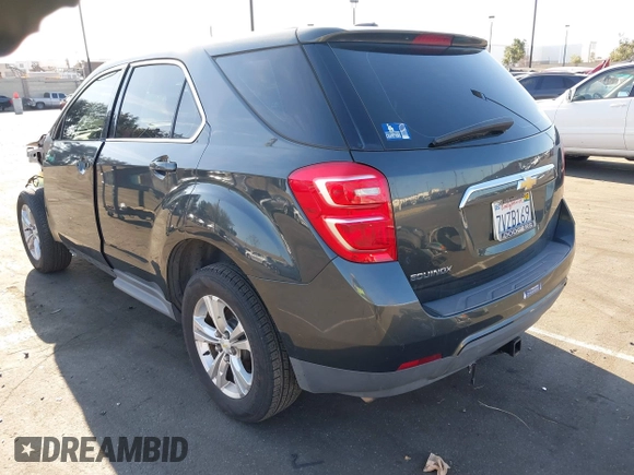 2017 Chevrolet Equinox LS with VIN 2GNALBEK8H1538714, listed as a IAAI auction lot 41841693 with 139,808 mi miles. Bid and sale history available at carsss.com. Image 3.