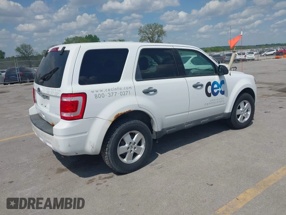 2011 Ford Escape XLS with VIN 1FMCU0C73BKB27886, listed as a IAAI auction lot 42259185 with 198,602 mi miles and . Bid and sale history available at DreamBid. Image 4.