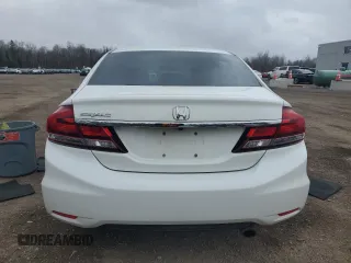 2015 Honda Civic Sedan LX with VIN 2HGFB2F51FH008259, listed as a Copart auction lot 52744535 with 121,247 mi miles and Clean Title. Bid and sale history available at carsss.com. Image 6.