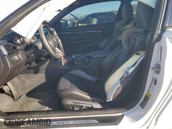 2016 BMW M4 with VIN WBS3R9C56GK336936, listed as a Copart auction lot 52146915 with 70,585 mi miles and Salvage Title. Bid and sale history available at carsss.com. Image 7.
