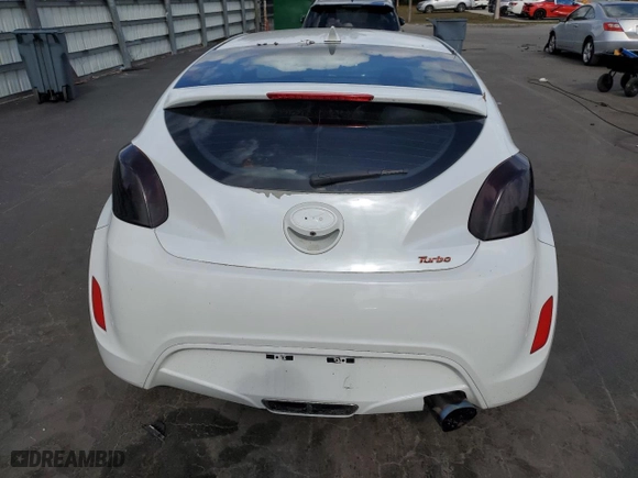 2016 Hyundai Veloster Turbo with VIN KMHTC6AE4GU286127, listed as a Copart auction lot 51577305 with 91,348 mi miles and Salvage Title. Bid and sale history available at carsss.com. Image 6.