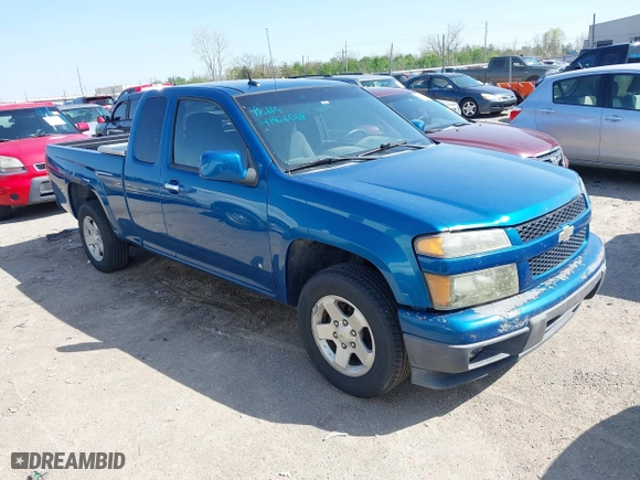 2009 Chevrolet Colorado Work Truck with VIN 1GCCS199098104484, listed as a IAAI auction lot 41926068 with 195,676 mi miles. Bid and sale history available at carsss.com. Image 1.