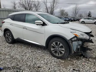 2016 Nissan Murano SL with VIN 5N1AZ2MH8GN101060, listed as a Copart auction lot 53380265 with 153,344 mi miles and Clean Title. Bid and sale history available at carsss.com. Image 4.