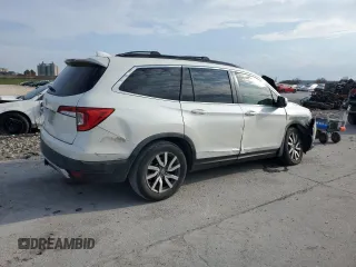 2019 Honda Pilot EX-L with VIN 5FNYF5H59KB027054, listed as a Copart auction lot 47278675 with 48,058 mi miles and Salvage Title. Bid and sale history available at DreamBid. Image 3.