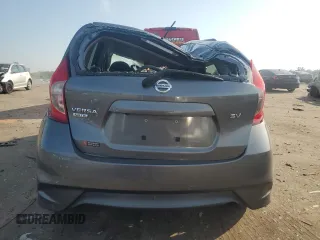 2017 Nissan Note S Plus with VIN 3N1CE2CP6HL372057, listed as a Copart auction lot 62222265 with 65,303 mi miles and Salvage title. Bid and sale history available at DreamBid. Image 6.