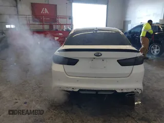 2016 Kia Optima SX Turbo with VIN 5XXGW4L23GG016526, listed as a IAAI auction lot 41428139 with 112,603 mi miles and . Bid and sale history available at carsss.com. Image 16.