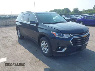 2019 Chevrolet Traverse LT Cloth with VIN 1GNERGKW0KJ151026, listed as a IAAI auction lot 42745723 with Not provided miles and . Bid and sale history available at DreamBid. Image 1.