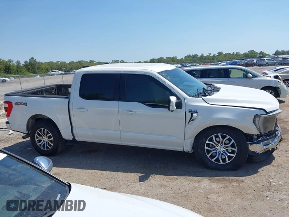 2022 Ford F-150 XL with VIN 1FTFW1E8XNFC34583, listed as a IAAI auction lot 42020824 with 26,150 mi miles. Bid and sale history available at carsss.com. Image 13.