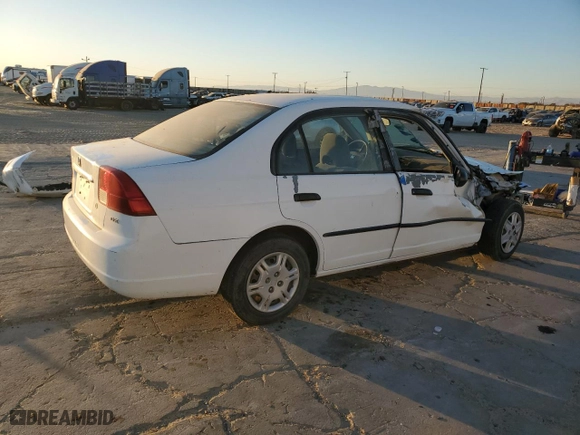 2003 Honda Civic DX with VIN 2HGES16153H514224, listed as a Copart auction lot 81694964 with 183,616 mi miles and Clean Title. Bid and sale history available at carsss.com. Image 3.