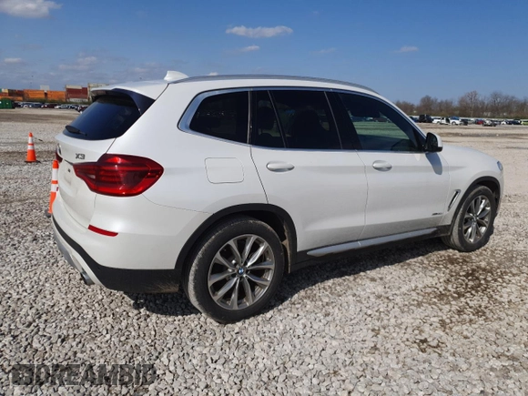 2018 BMW X3 xDrive30i with VIN 5UXTR9C52JLD60435, listed as a Copart auction lot 51991325 with 93,427 mi miles and Clean Title. Bid and sale history available at DreamBid. Image 3.