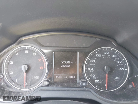 2012 Audi Q5 3.2L Premium Plus with VIN WA1DKAFP5CA033381, listed as a IAAI auction lot 41571823 with 84,251 mi miles. Bid and sale history available at carsss.com. Image 7.