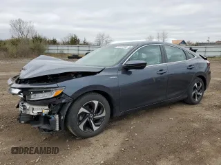 2021 Honda Insight EX with VIN 19XZE4F55ME006554, listed as a Copart auction lot 53397505 with 35,104 mi miles and Salvage Title. Bid and sale history available at carsss.com. Image 1.